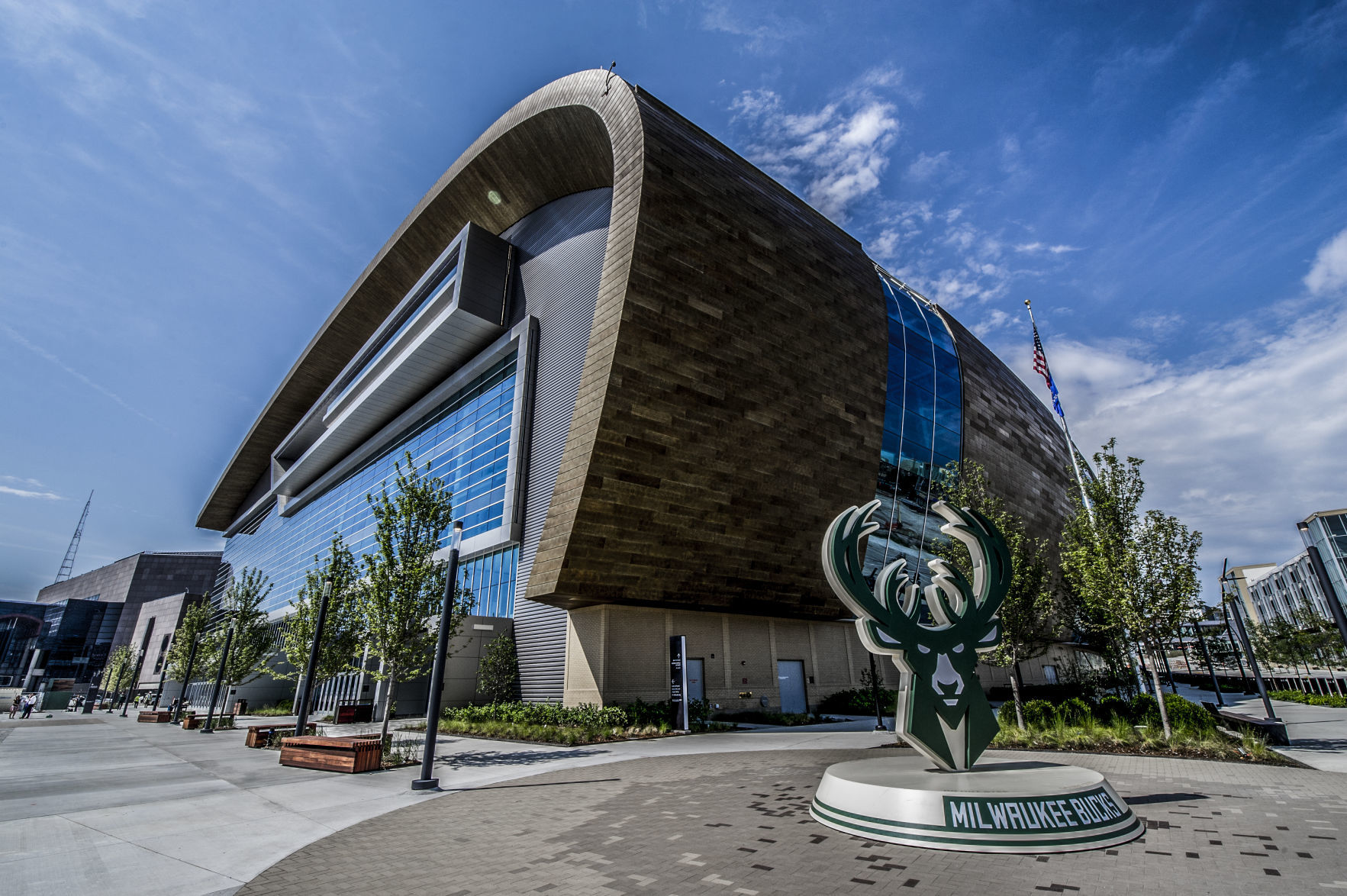 Fiserv Forum exterior, generic file photo
